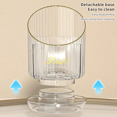 GlamSpin Makeup Organizer
360° Rotating Makeup Brush Holder