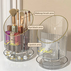 GlamSpin Makeup Organizer
360° Rotating Makeup Brush Holder