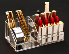 Clear Plastic Makeup Organizer Cosmetic Storage Box