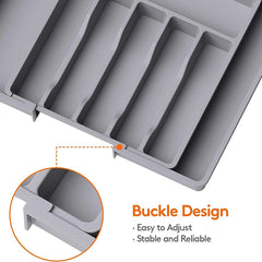 Expandable Utensils Tray Tableware Organizer