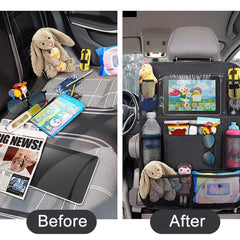 Car Back Seat Tablet Organizer