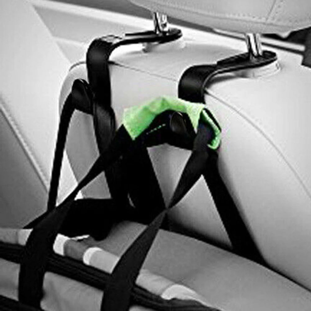 4PCS Car Seat Headrest Hook 
Rear Seat Organizer Hanger Storage Holder For Handbag Purse Bags Clothes Coats