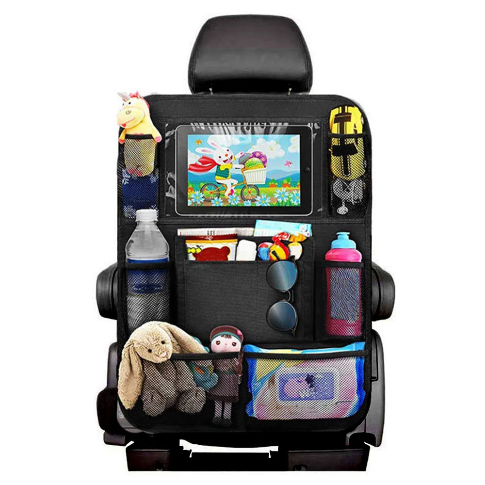 Car Back Seat Tablet Organizer