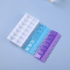 New Weekly Portable Travel Pill Cases Box 7 Days Organizer 14 Grids Pills Container Storage Tablets Vitamins Medicine Fish Oils