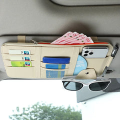 Car Sun Visor Organizer & Sunglasses Holder - Truck Interior Accessories