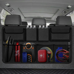 Car Trunk & Backseat Hanging Organizer with 8 Large Storage Bags - Space Saver for SUV & Truck