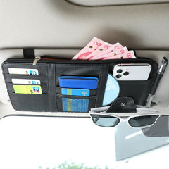 Car Sun Visor Organizer & Sunglasses Holder - Truck Interior Accessories