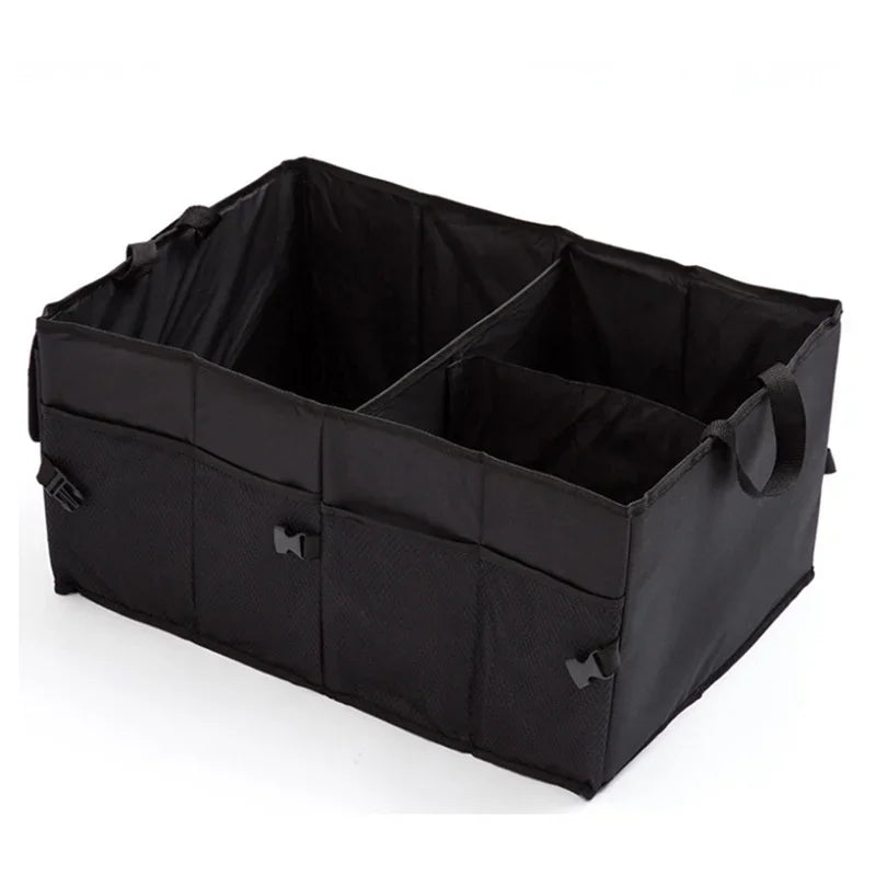 Car trunk foldable organizer