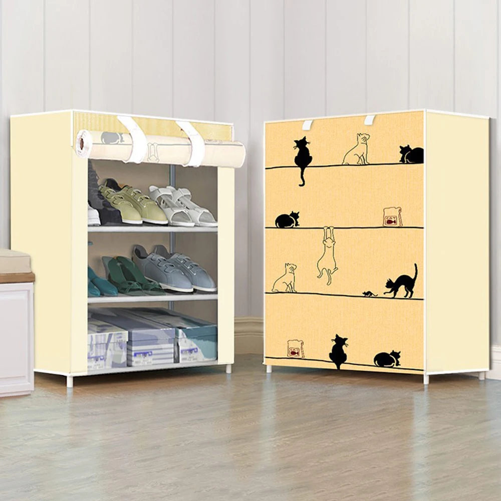 Dustproof Fabric Shoe Cabinet