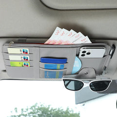 Car Sun Visor Organizer & Sunglasses Holder - Truck Interior Accessories