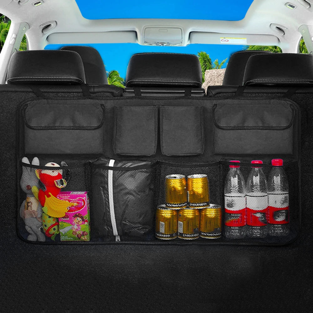 Car Back Seat Tablet Organizer