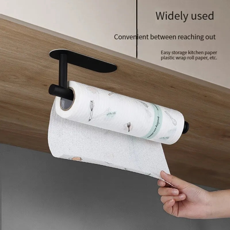 Stainless Steel Paper Towel and Cling Film Hanging Rack