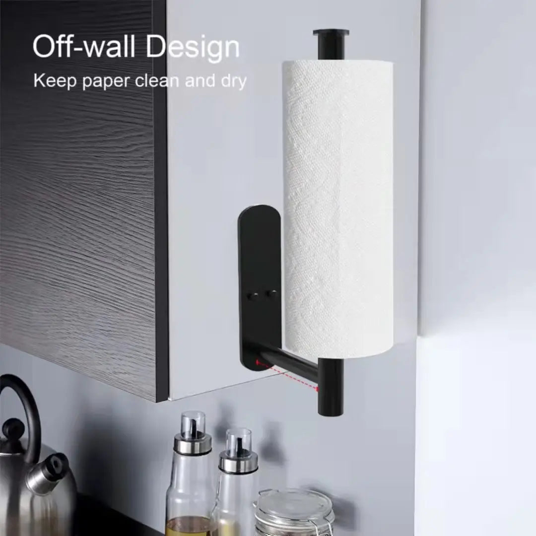 Stainless Steel Paper Towel and Cling Film Hanging Rack