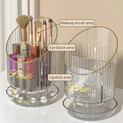 GlamSpin Makeup Organizer
 360° Rotating Makeup Brush Holder