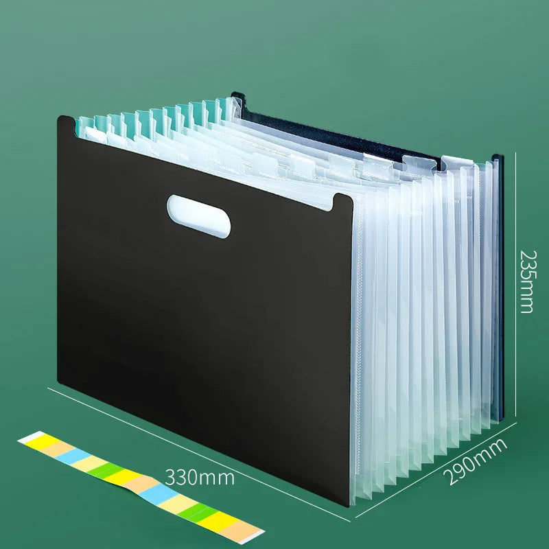 Desk File Folder Document Organizer - Multilayer Storage Holder for School and Office Stationery, A4 Paper