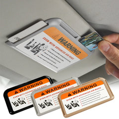 Car Sun Visor Organizer & Parking Card Holder - Auto Interior Storage