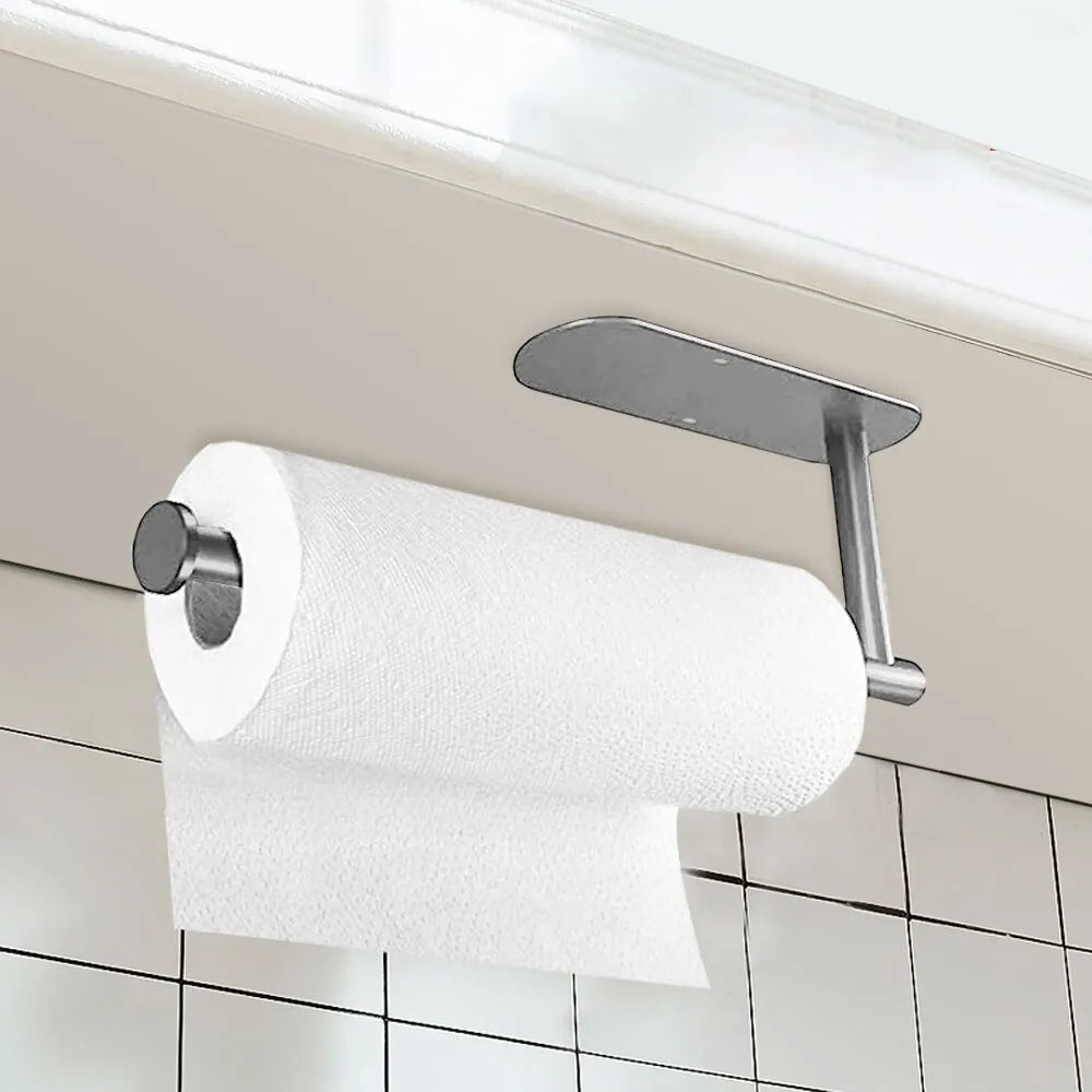 Stainless Steel Paper Towel and Cling Film Hanging Rack